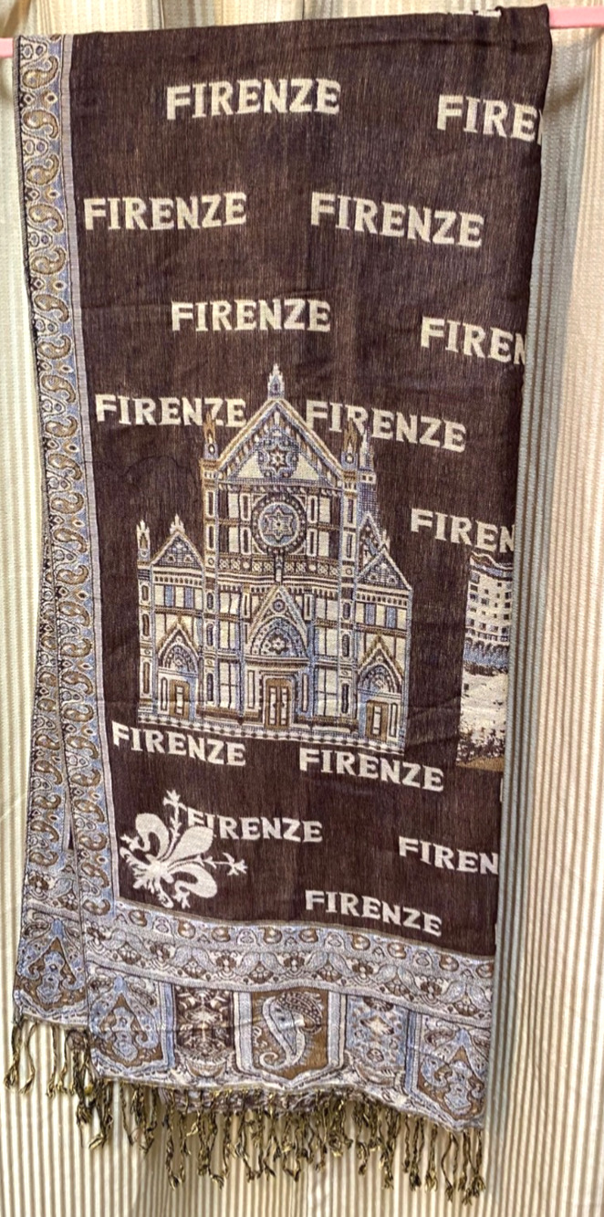Firenze Scarf Lambswool Fringed 69" X 27"